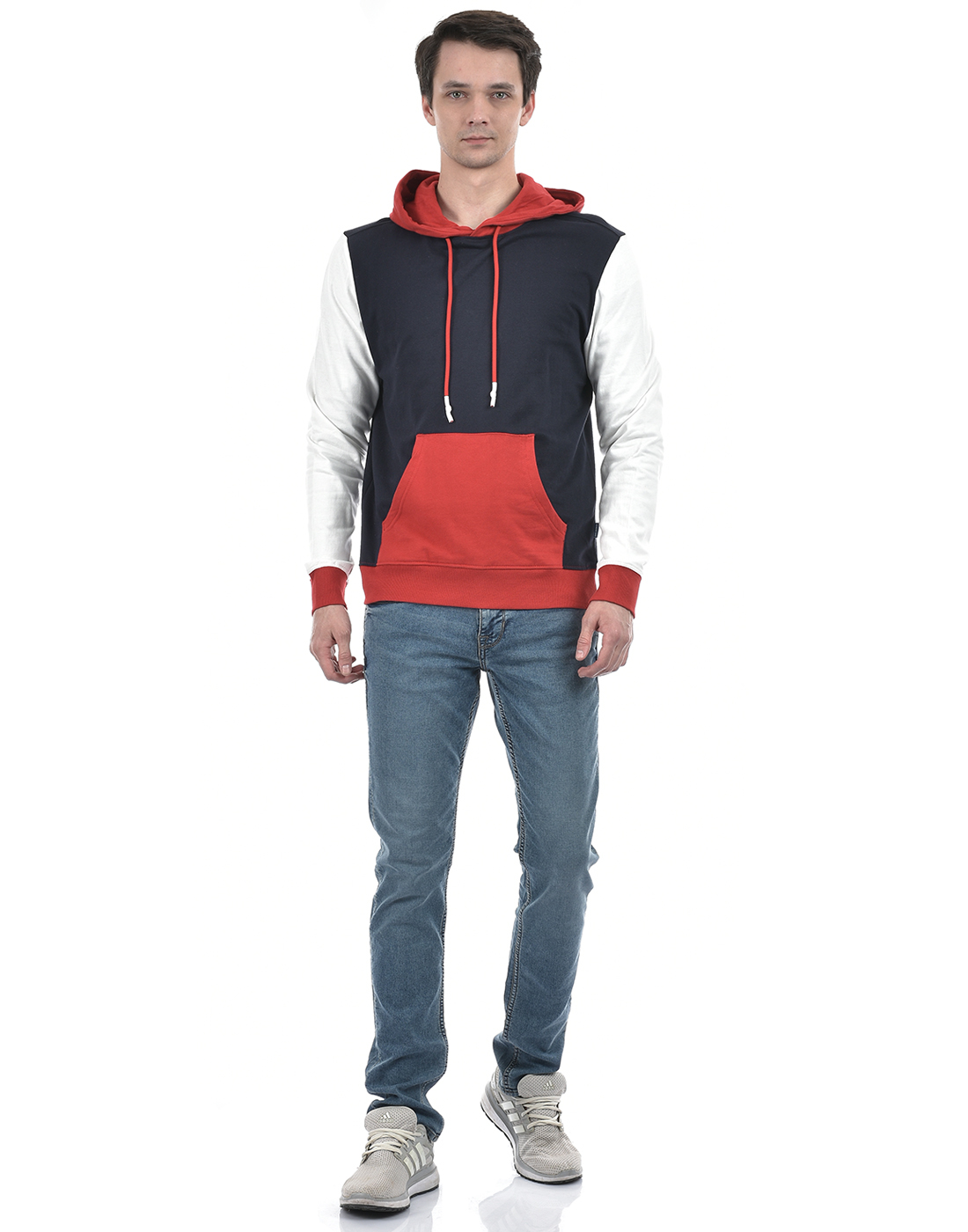 Numero Uno Men Color Block Multicolor Sweat Shirt